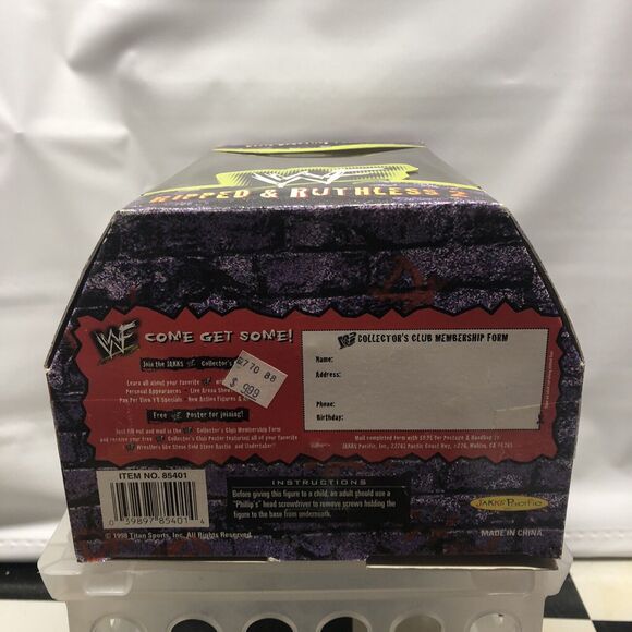 VTG 1998 WWF Shawn Michaels Ripped & Ruthless 2 HBK Jakks Action Figure NIP WWE - Picture 11 of 11
